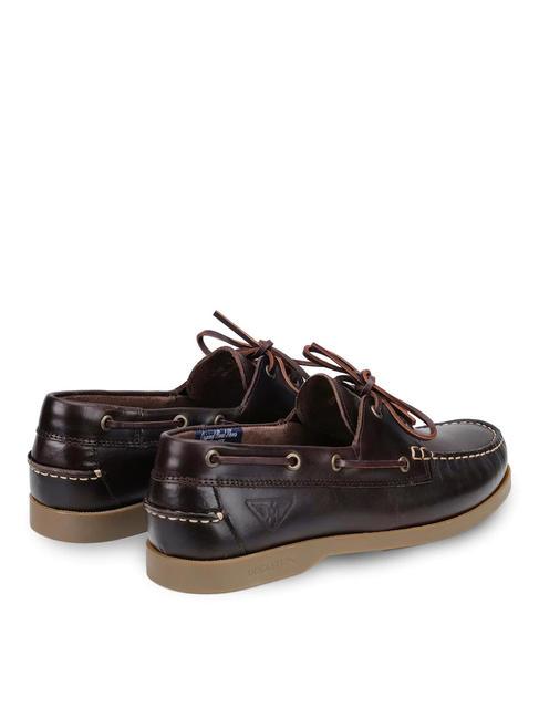 PRO-SAILING 007 Scarpa da barca in pelle brown/beige - Scarpe Uomo
