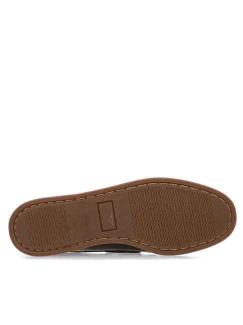 PRO-SAILING 007 Scarpa da barca in pelle brown/beige - Scarpe Uomo