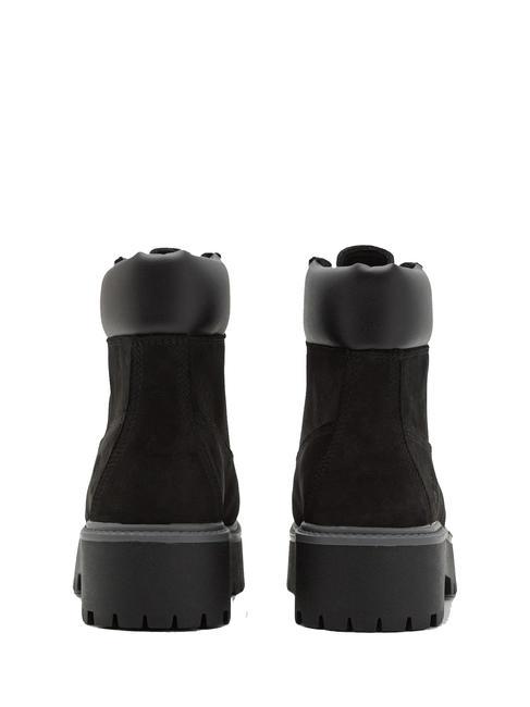 STONE STREET PLATFORM WP Stivaletto impermeabile in pelle JETBLACK - Scarpe Donna