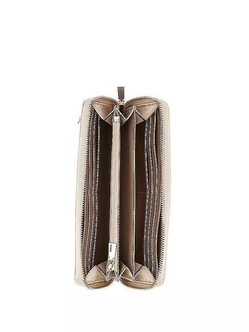LAUREL Portafoglio Zip Around STONE - Portafogli Donna