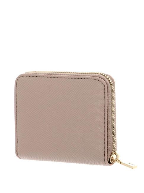 LAUREL Portafoglio piccolo zip around rosewood - Portafogli Donna