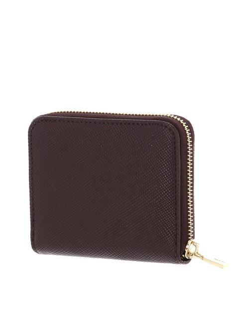 LAUREL Portafoglio piccolo zip around plum - Portafogli Donna