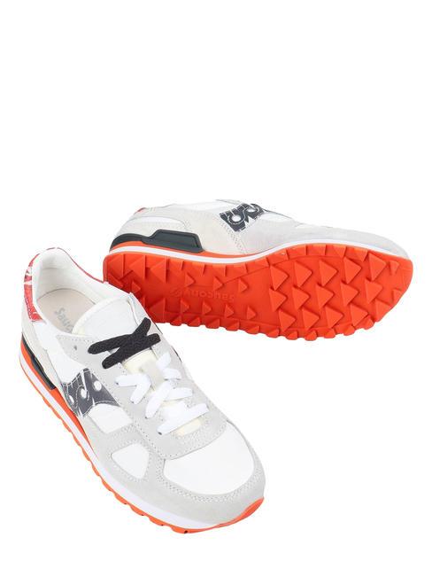 SHADOW ORIGINAL Sneakers in suede white/black - Scarpe Uomo