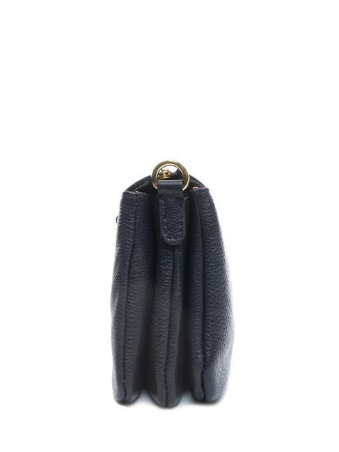 SIMONA Borsa a tracolla tris pelle dollaro blu notte - Borse Donna