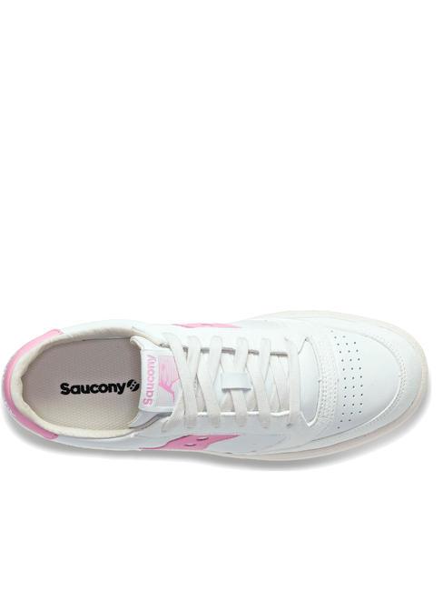 JAZZ COURT Sneakers in pelle white/pink - Scarpe Uomo