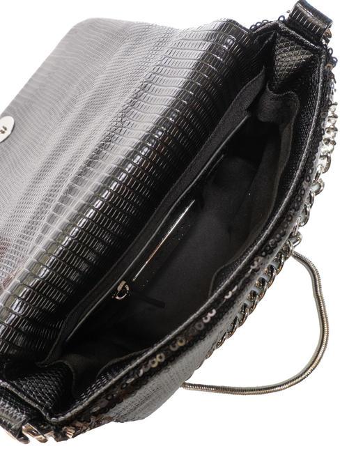 PAOLA SEQUIN Micro Bag a tracolla black - Borse Donna