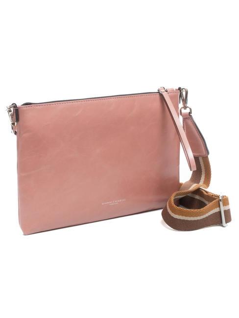 CLUTCH Borsa con tracolla, in pelle rose dawn - Borse Donna