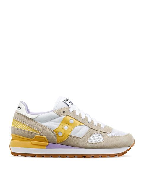 SHADOW ORIGINAL Sneakers white/yellow - Scarpe Donna