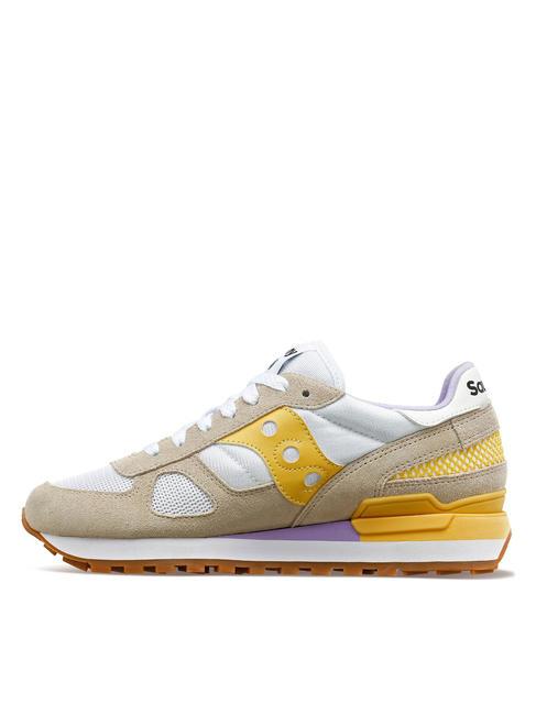 SHADOW ORIGINAL Sneakers white/yellow - Scarpe Donna