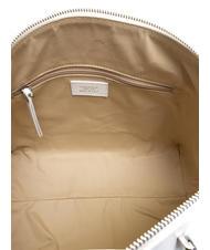 TOSCA BLU GRACE Borsa shopping in pelle bianco - Borse Donna - 5