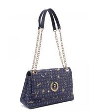 POLLINI HERITAGE STARLIGHT Borsa a spalla con flap bluberry - Borse Donna - 2