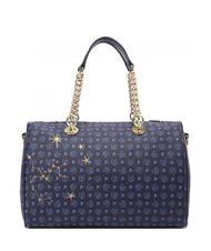 POLLINI HERITAGE STARLIGHT Borsa bauletto con tracolla bluberry - Borse Donna - 3
