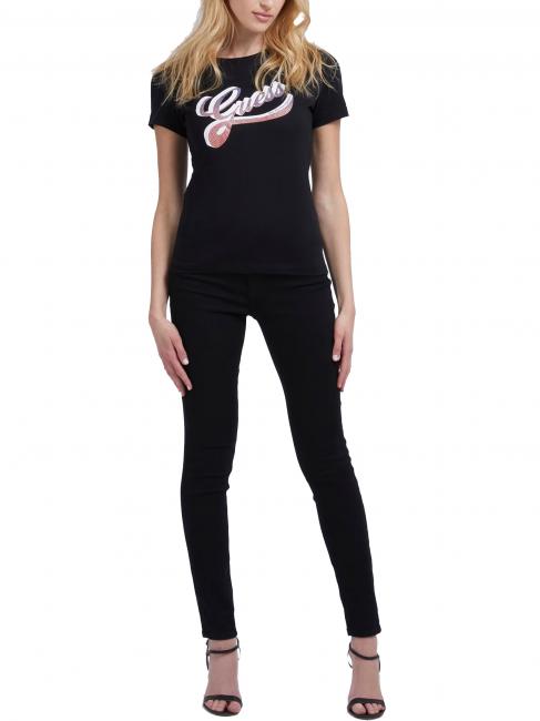 SHADED T-shirt logo in cotone jetbla - T-shirt e Top Donna