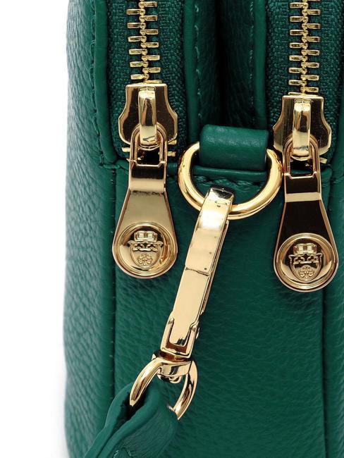 TIFFANY KATE Borsa mini in pelle a tracolla verde scuro - Borse Donna