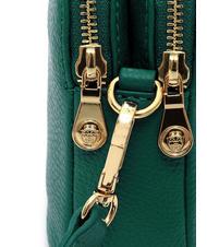 SPALDING TIFFANY KATE Borsa mini in pelle a tracolla verde scuro - Borse Donna - 3