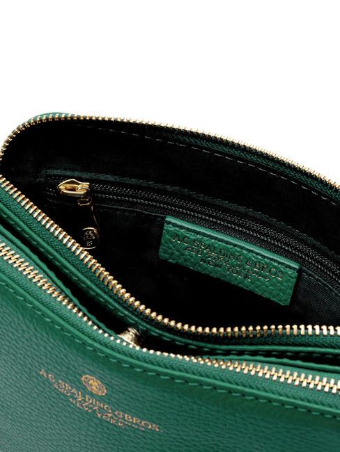 TIFFANY KATE Borsa mini in pelle a tracolla verde scuro - Borse Donna