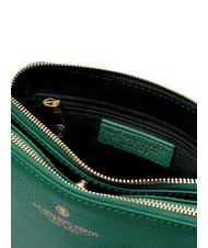SPALDING TIFFANY KATE Borsa mini in pelle a tracolla verde scuro - Borse Donna - 5