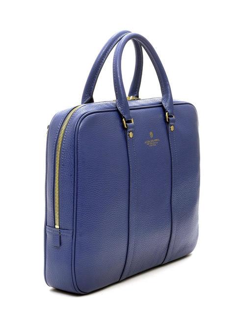 TIFFANY Cartella in pelle porta pc 15" blu - Cartelle Lavoro