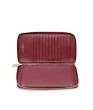 SPALDING TIFFANY Portafoglio in pelle grande zip around rosso - Portafogli Donna - 2