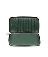 SPALDING TIFFANY Portafoglio in pelle grande zip around verde scuro - Portafogli Donna - 2
