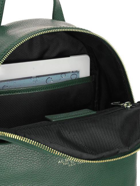 TIFFANY Zaino piccolo in pelle verde scuro - Borse Donna