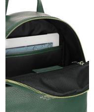 SPALDING TIFFANY Zaino piccolo in pelle verde scuro - Borse Donna - 5