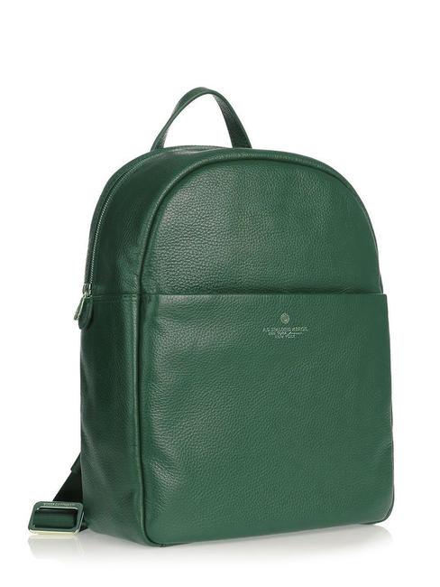 TIFFANY Zaino in pelle porta pc 14" verde scuro - Borse Donna
