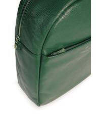 SPALDING TIFFANY Zaino in pelle porta pc 14" verde scuro - Borse Donna - 3