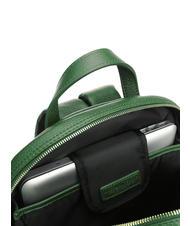 SPALDING TIFFANY Zaino in pelle porta pc 14" verde scuro - Borse Donna - 5