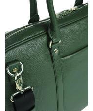 SPALDING TIFFANY Cartella in pelle porta pc 15" verde scuro - Cartelle Lavoro - 5