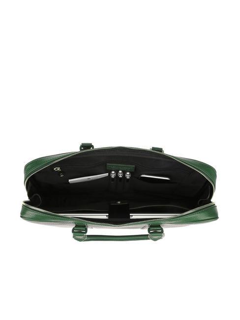 TIFFANY Cartella in pelle porta pc 15" verde scuro - Cartelle Lavoro