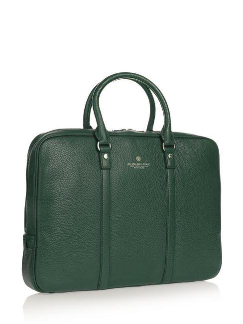 TIFFANY Cartella in pelle porta pc 15" verde scuro - Cartelle Lavoro