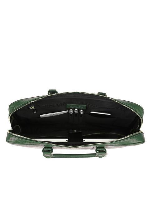 TIFFANY Cartella in pelle porta pc 15" verde scuro - Cartelle Lavoro
