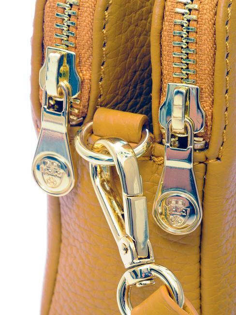 TIFFANY KATE Borsa mini in pelle a tracolla senape - Borse Donna