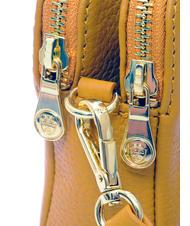 SPALDING TIFFANY KATE Borsa mini in pelle a tracolla senape - Borse Donna - 4