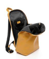 SPALDING TIFFANY JANE Zaino in pelle porta pc 15.6" senape - Zaini da lavoro porta PC - 4