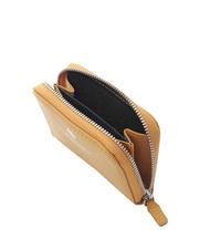 SPALDING TIFFANY Portacarte zip around senape - Portafogli Donna - 2