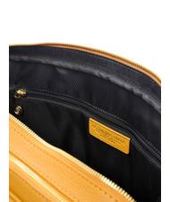 SPALDING TIFFANY Cartella in pelle 2 zip, porta pc 15" senape - Cartelle Lavoro - 5