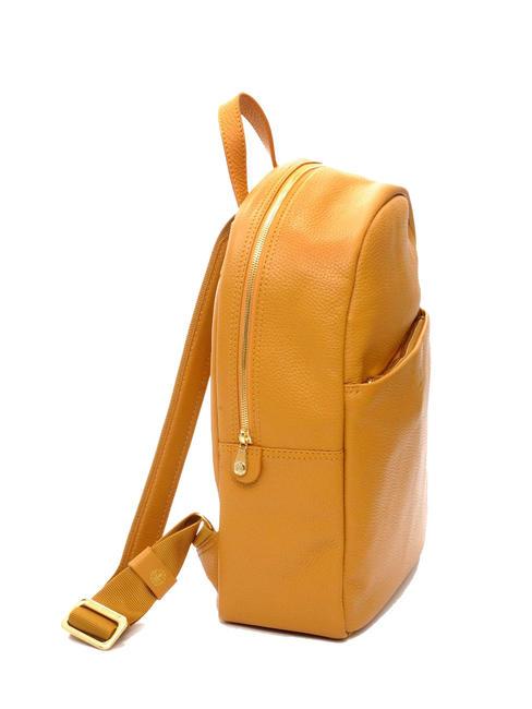 TIFFANY Zaino in pelle porta pc 14" senape - Borse Donna
