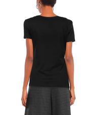 NORTH SAILS LOGO MIRROR T-shirt in cotone nero - T-shirt e Top Donna - 3