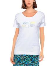 NORTH SAILS LOGO MIRROR T-shirt in cotone bianco - T-shirt e Top Donna - 2