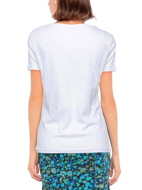 LOGO MIRROR T-shirt in cotone bianco - T-shirt e Top Donna