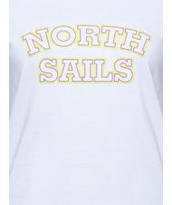 NORTH SAILS LOGO PRINT T-shirt in cotone bianco - T-shirt e Top Donna - 4