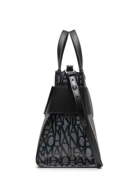 LOGO ALL OVER Borsa a mano con tracolla beige/nero - Borse Donna