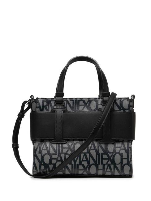 LOGO ALL OVER Borsa piccola con tracolla beige/nero - Borse Donna