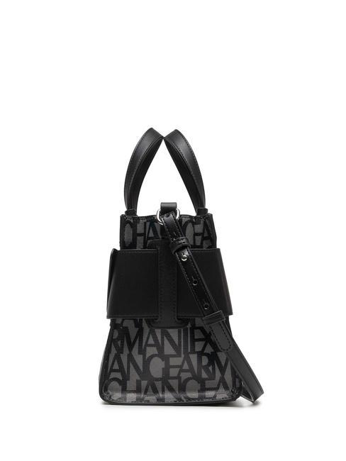 LOGO ALL OVER Borsa piccola con tracolla beige/nero - Borse Donna