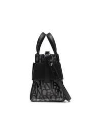 ARMANI EXCHANGE LOGO ALL OVER Borsa piccola con tracolla beige/nero - Borse Donna - 3