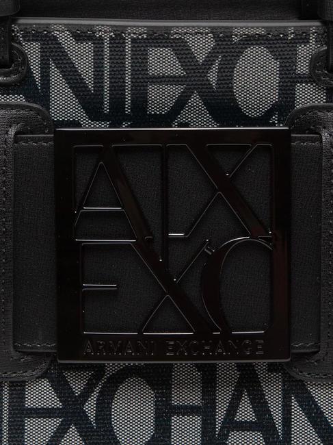 LOGO ALL OVER Borsa piccola con tracolla beige/nero - Borse Donna