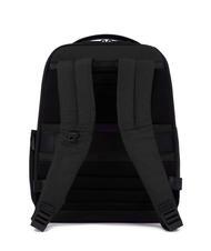 PIQUADRO WOLLEM Zaino in pelle e tessuto, porta pc 14" Nero - Zaini da lavoro porta PC - 3