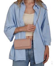 LIUJO CALIWEN Portafoglio pochette tracolla soft peach - Portafogli Donna - 4